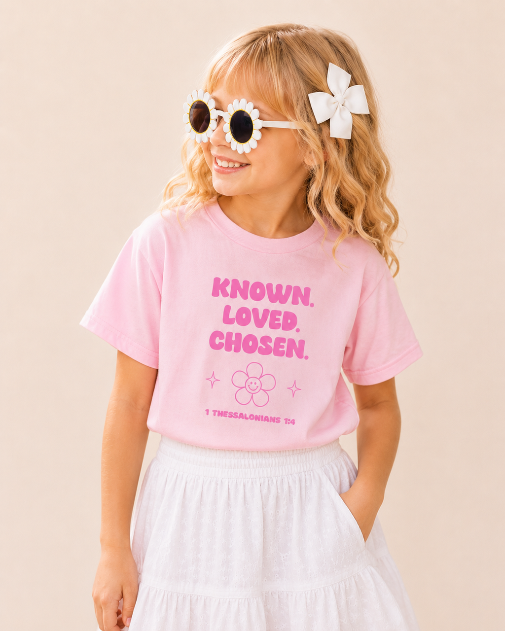 GIRLS + KIDS Known Loved Chosen Tee